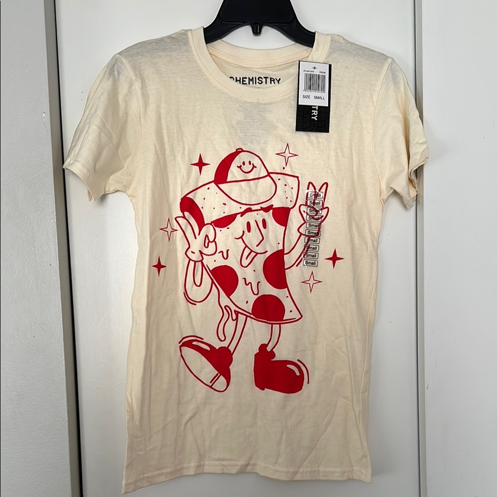 Chemistry Pizza Character Tee